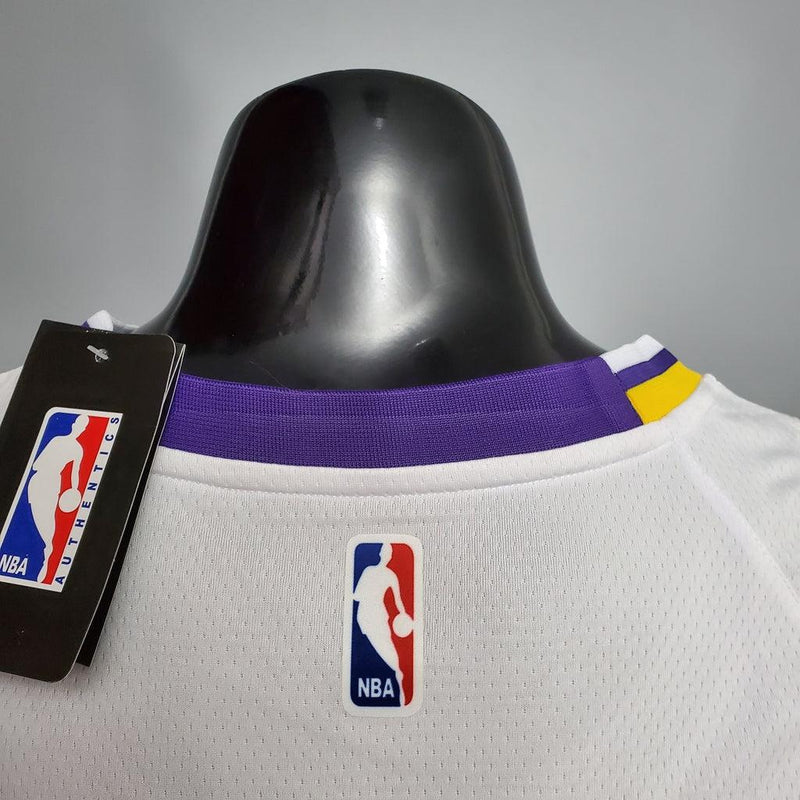 Camisa Basquete NBA Regata Los Angeles Lakers Masculina - Branca - DA Sports Oficial