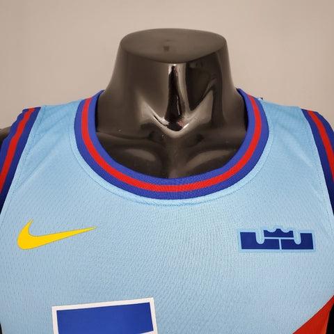 Camisa Basquete NBA Regata Los Angeles Lakers Space Jam Masculina - Azul - DA Sports Oficial