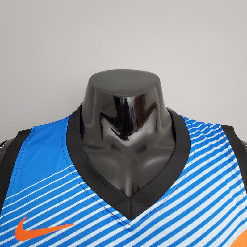 Camisa Basquete NBA Regata Oklahoma City Thunder Masculina - Preta - DA Sports Oficial