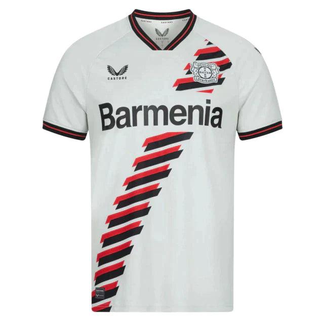 Camisa Bayer Leverkusen Away 23/24 s/n° Torcedor Masculino - Branco - Garcêz Sports