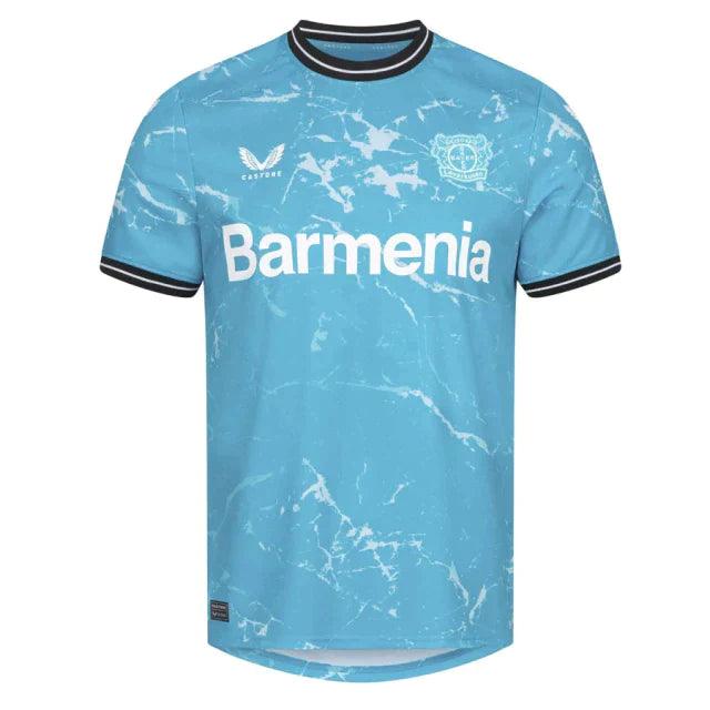 Camisa Bayer Leverkusen Third 23/24 s/n° Torcedor Masculino - Azul - Garcêz Sports