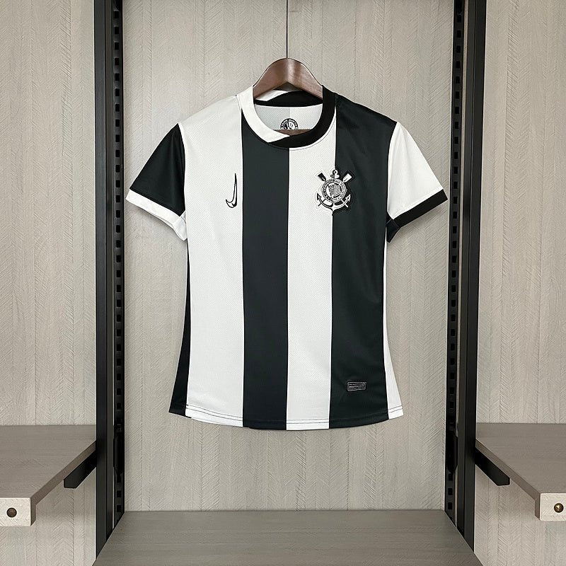 Camisa Corinthians IlI 24/25 Nike - Preto e Branco - (Feminina) - Garcêz Sports