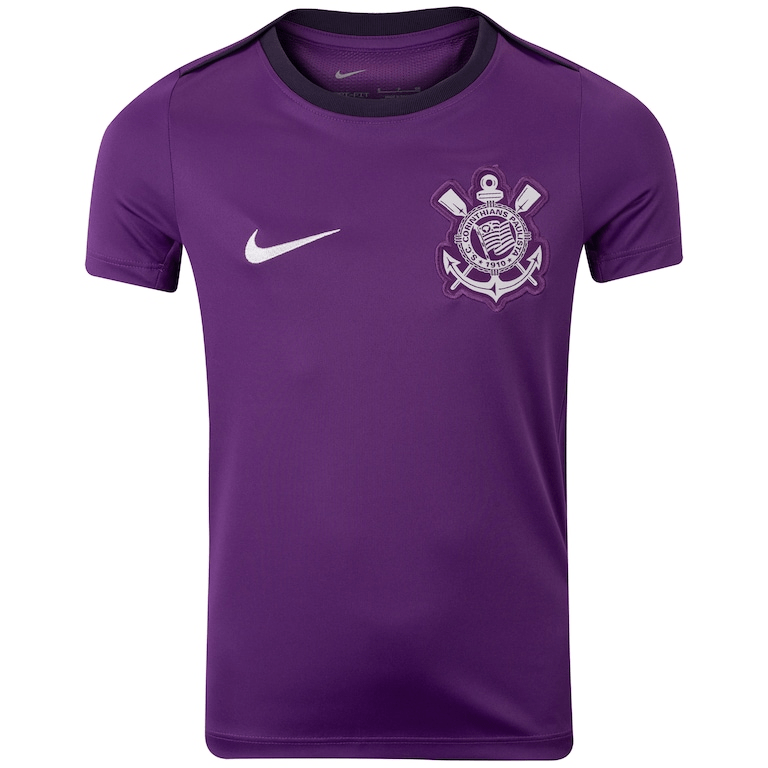 Camisa Corinthians Treino 25/26 Nike Masculina - Roxo - Garcêz Sports