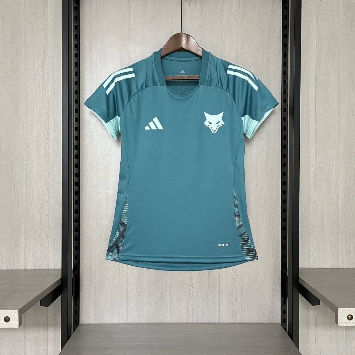 Camisa Cruzeiro 25/26 Treino Adidas - Azul Turquesa+Branco - (Feminina) - Garcêz Sports