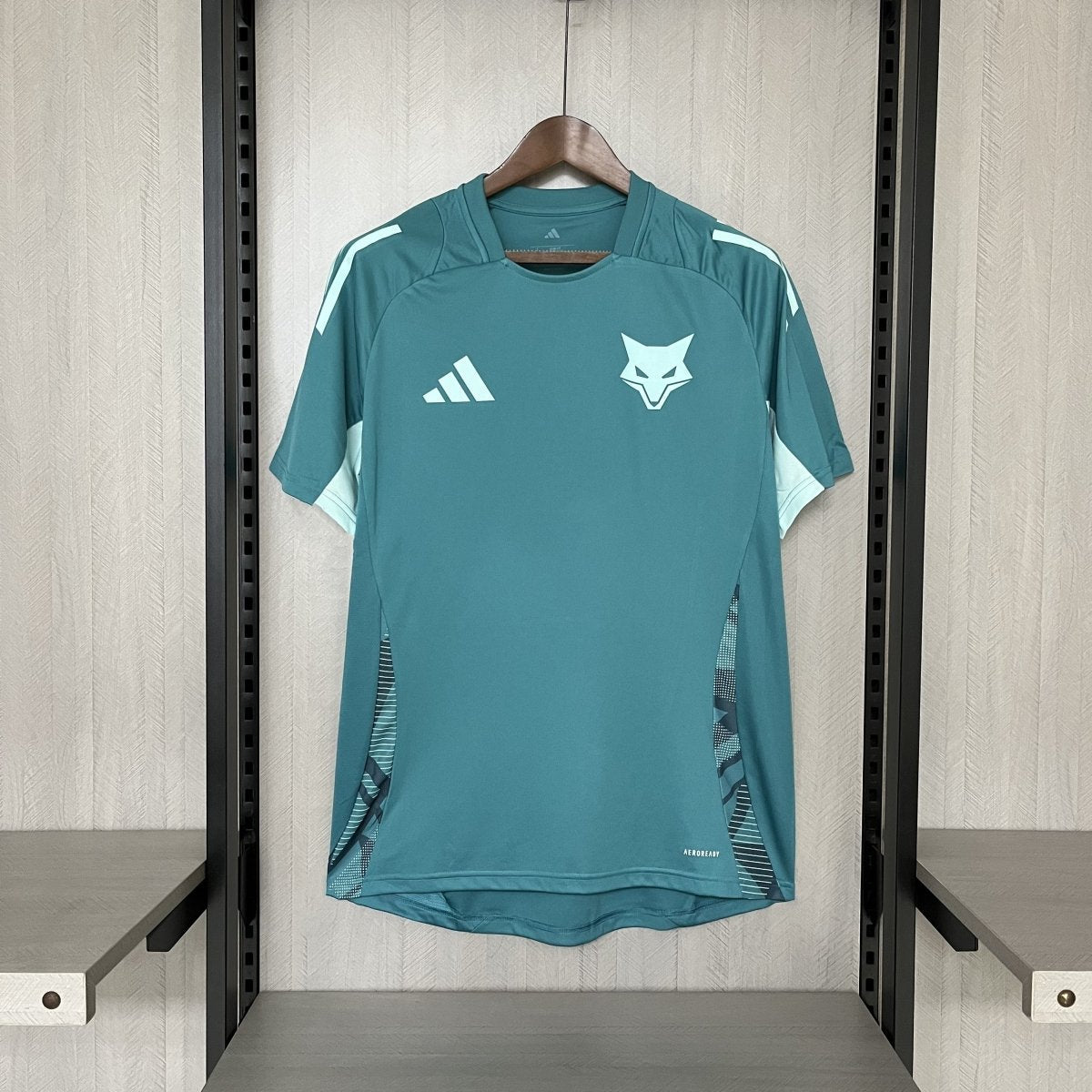 Camisa Cruzeiro 25/26 Treino Adidas Masculina - Azul Turquesa+Branco - Garcêz Sports