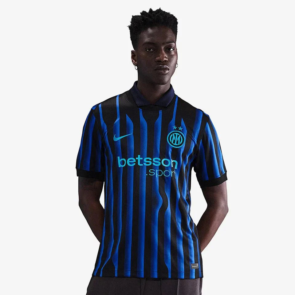 Camisa da Inter de Milão 25/26 Azul e preta - Garcêz Sports