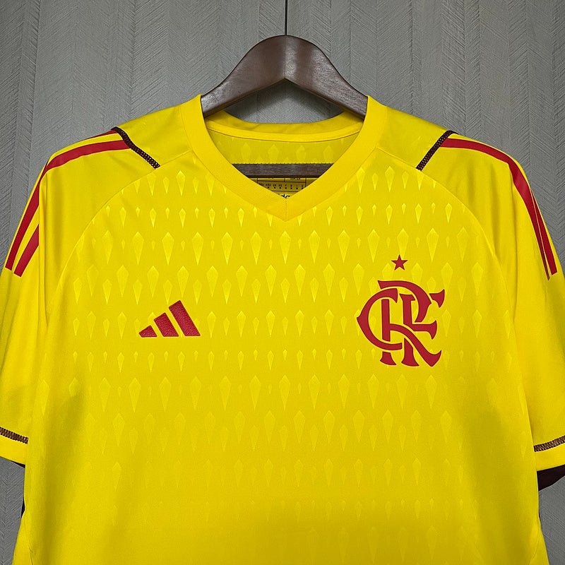 Camisa de Goleiro Flamengo 24/25 - Amarela - Garcêz Sports