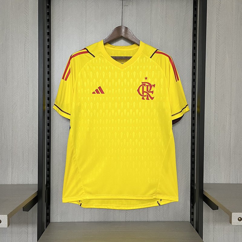 Camisa de Goleiro Flamengo 24/25 - Amarela - Garcêz Sports