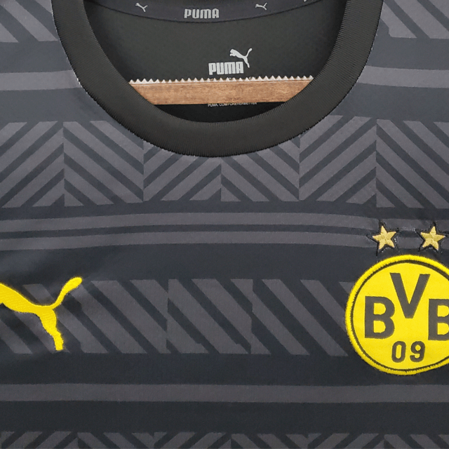 Camisa de Treino Borussia Dortmund 22/23 Puma - Preto - DA Sports Oficial