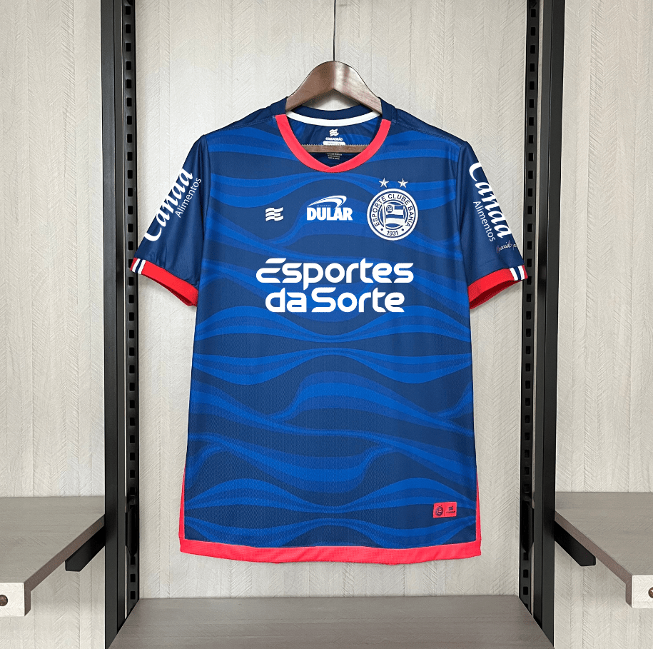 Camisa do Bahia 24/25 Fora (Com todos patrocinadores) - Garcêz Sports