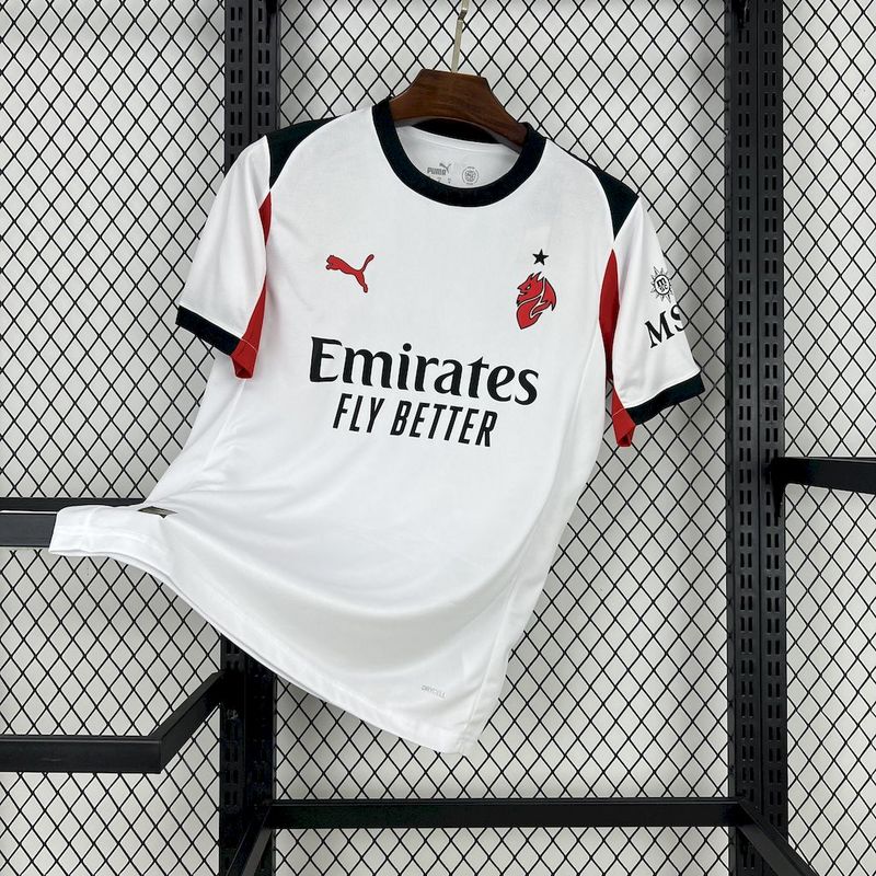 Camisa do Milan Away 2025 Branca - Garcêz Sports