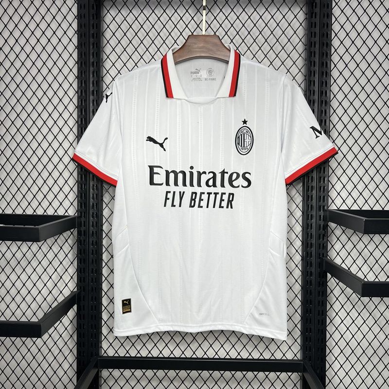 Camisa do Milan Fora 24/25 Branca - Garcêz Sports
