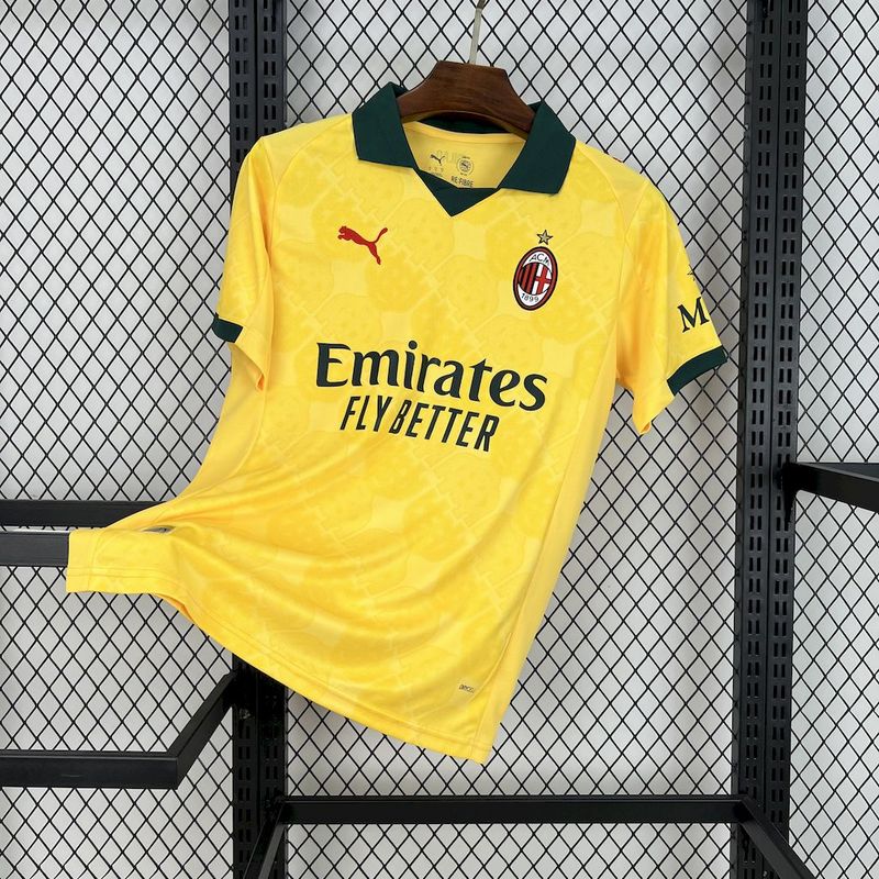 Camisa do Milan Third 2025 Amarela - Garcêz Sports