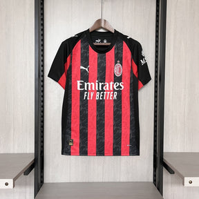 Camisa do Milan Titular 2025 Vermelha+preta - Garcêz Sports