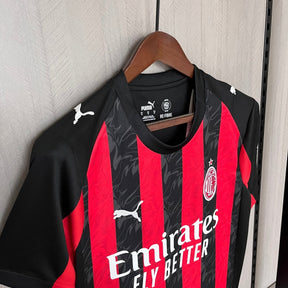 Camisa do Milan Titular 2025 Vermelha+preta - Garcêz Sports