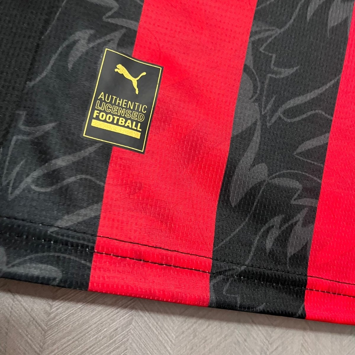 Camisa do Milan Titular 2025 Vermelha+preta - Garcêz Sports