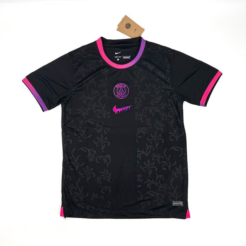 Camisa do PSG Especial 24/25 Preta e Rosa - Garcêz Sports