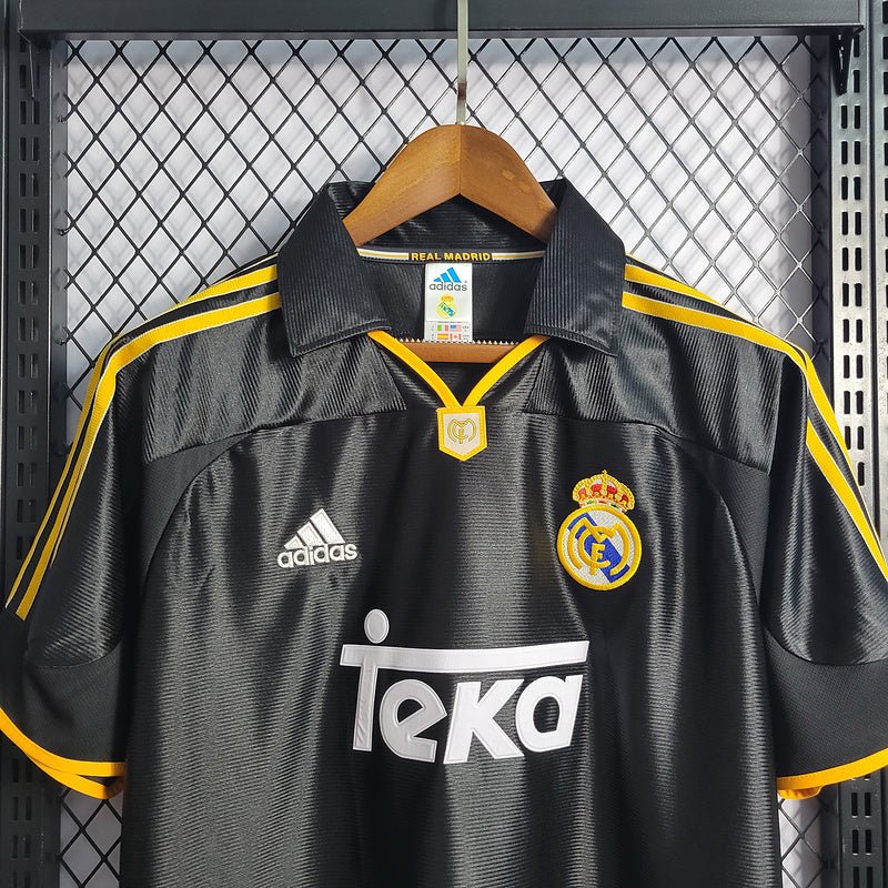 Camisa do Real Madrid - Adidas 1998/1999 Preta - Garcêz Sports