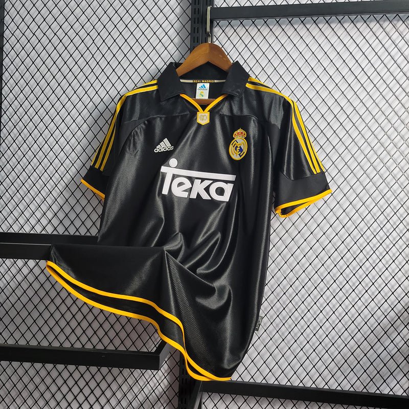 Camisa do Real Madrid - Adidas 1998/1999 Preta - Garcêz Sports