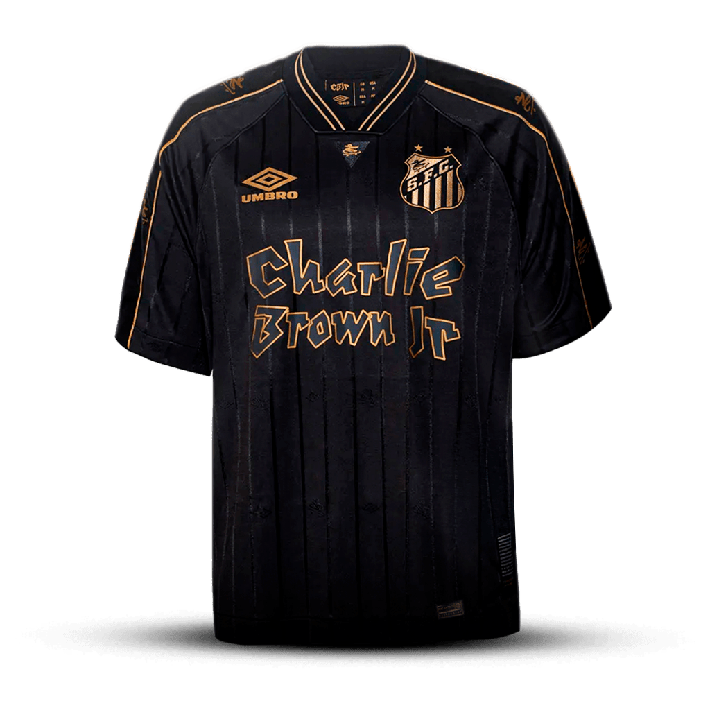 Camisa do Santos 24/25 Charlie Brown Jr. (Neymar Jr 10 Incluso) - Garcêz Sports