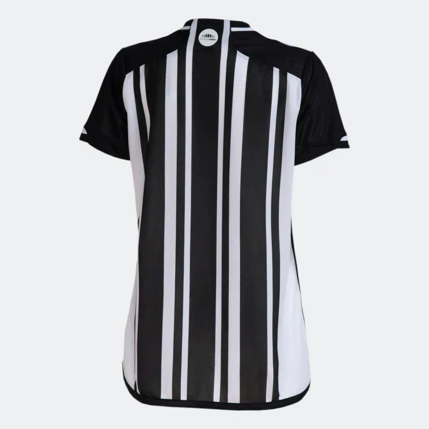 Camisa Feminina Atlético Mineiro I 23/24 Adidas - Preto e Branco - DA Sports Oficial