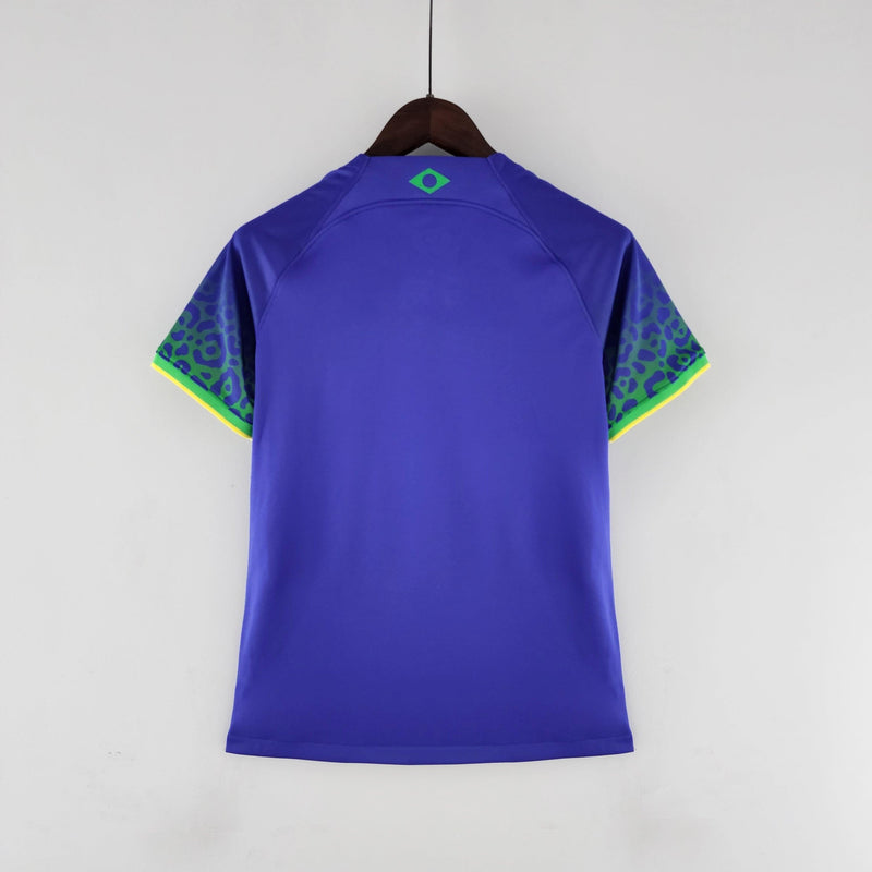 Camisa Feminina Seleção Brasil II 22/23 Nike - Azul - DA Sports Oficial