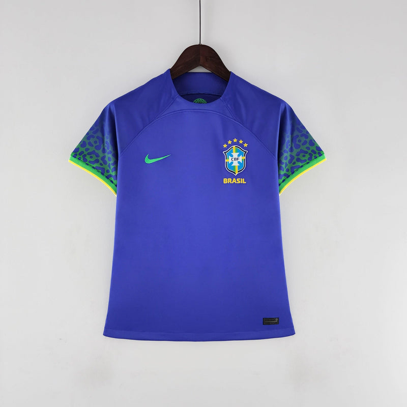 Camisa Feminina Seleção Brasil II 22/23 Nike - Azul - DA Sports Oficial