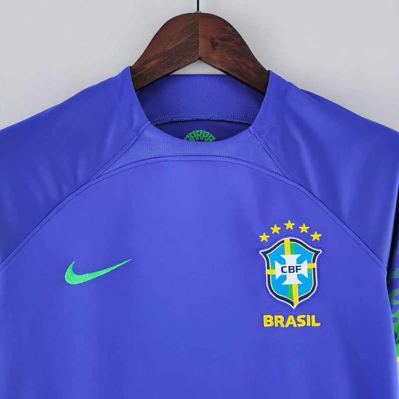 Camisa Feminina Seleção Brasil II 22/23 Nike - Azul - DA Sports Oficial
