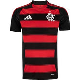 Camisa Flamengo I 2025 Torcedor Adidas Masculina - Vermelho+Preto - Garcêz Sports