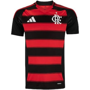 Camisa Flamengo I 2025 Torcedor Adidas Masculina - Vermelho+Preto - Garcêz Sports