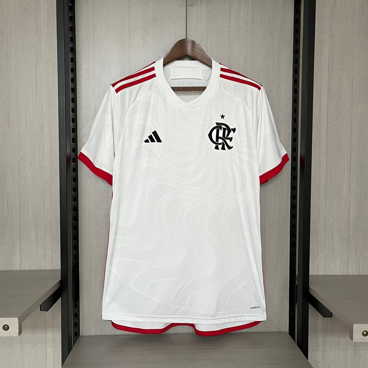 Camisa Flamengo II 24/25 s/n° Torcedor Adidas Masculina - Branco - Garcêz Sports