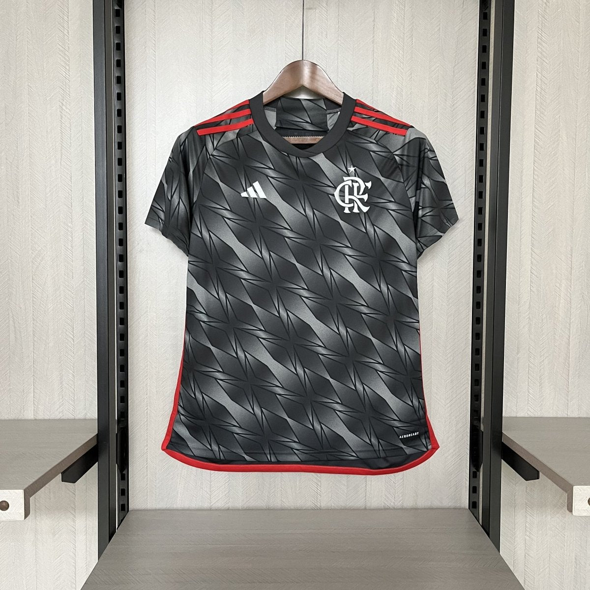Camisa Flamengo III 24 Adidas - Cinza - (Feminina) - Garcêz Sports