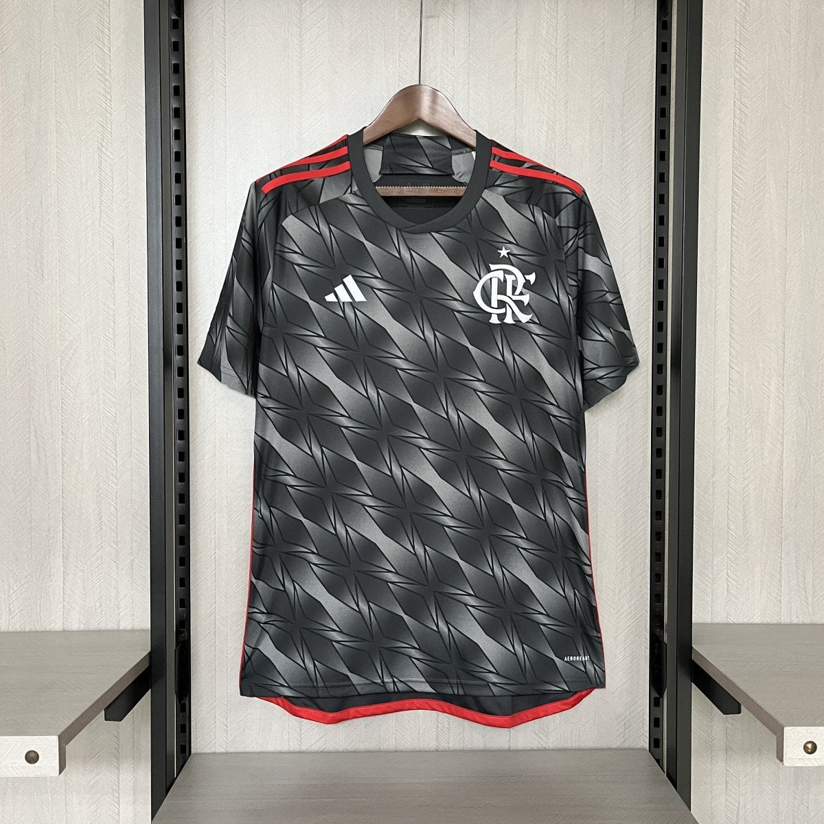 Camisa Flamengo III 24/25 Adidas Masculina - Cinza - Garcêz Sports