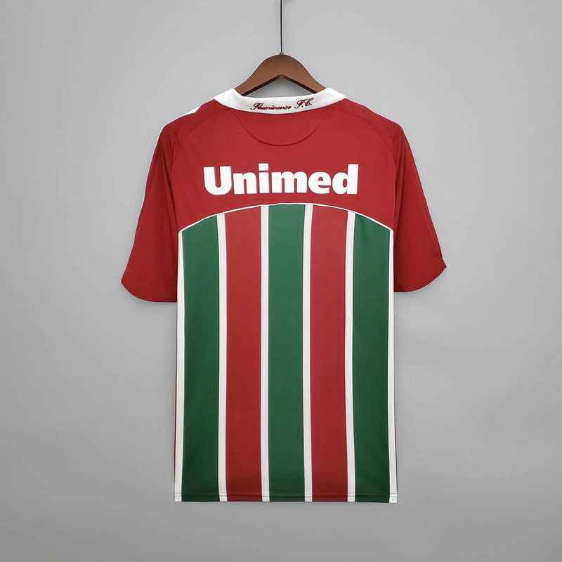 Camisa Fluminense Retrô 2008/2009 Vermelha e Verde - Adidas - DA Sports Oficial