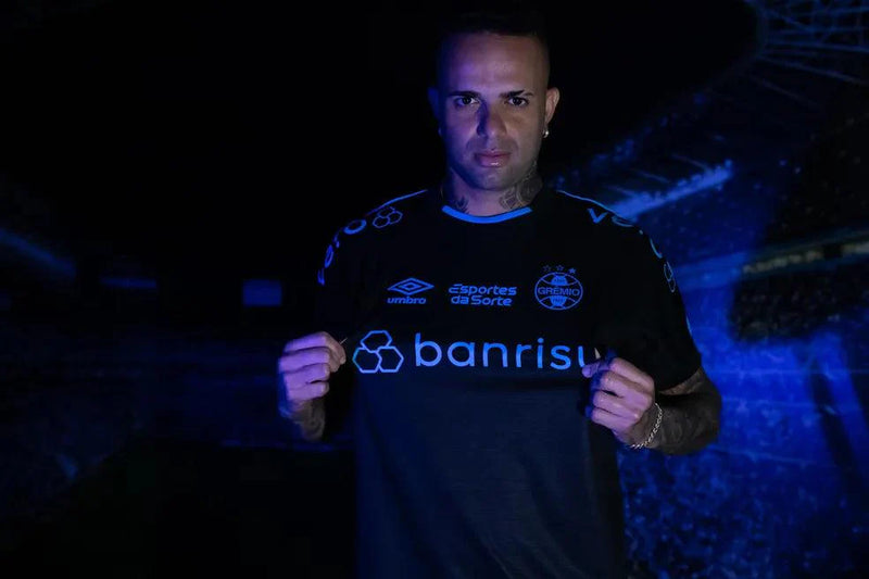 Camisa Grêmio III 23/24 - Preto e Azul - DA Sports Oficial
