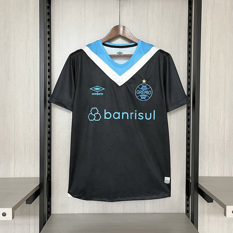 Camisa Grêmio III 24/25 Torcedor Umbro Masculina - Preto+Branco - Garcêz Sports