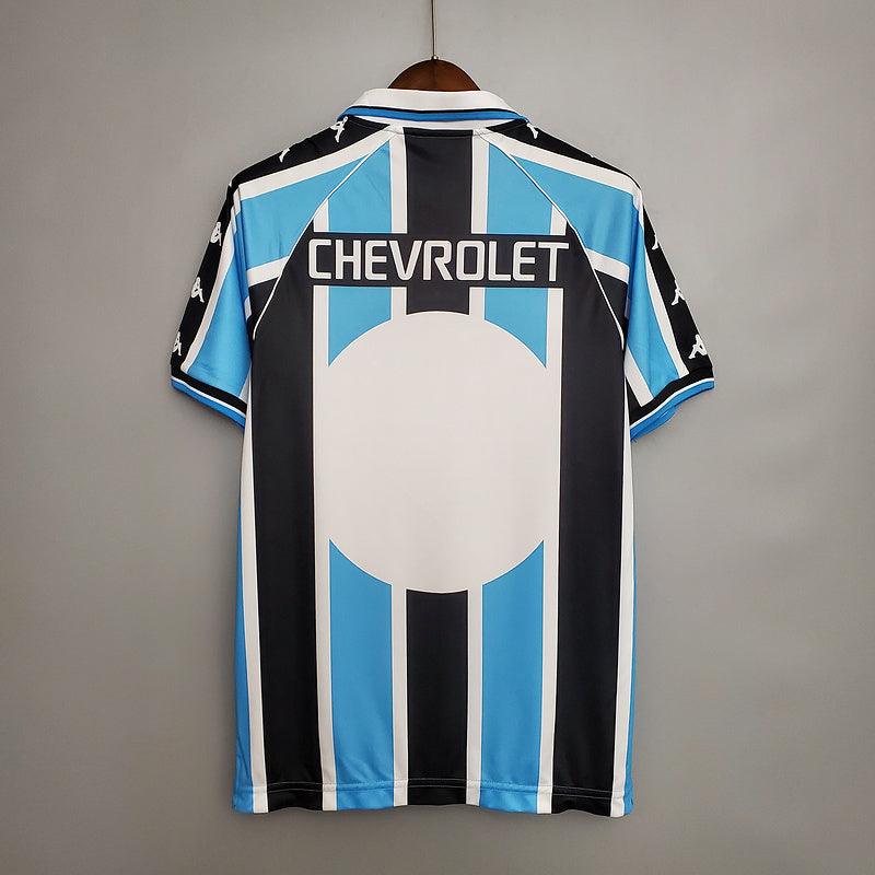 Camisa Grêmio Retrô 2000 Azul e Preta - Kappa - Garcêz Sports