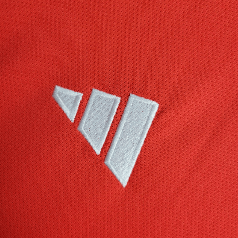Camisa Internacional I 24/25 Torcedor Adidas Feminina - Vermelho + Branco - DA Sports Oficial