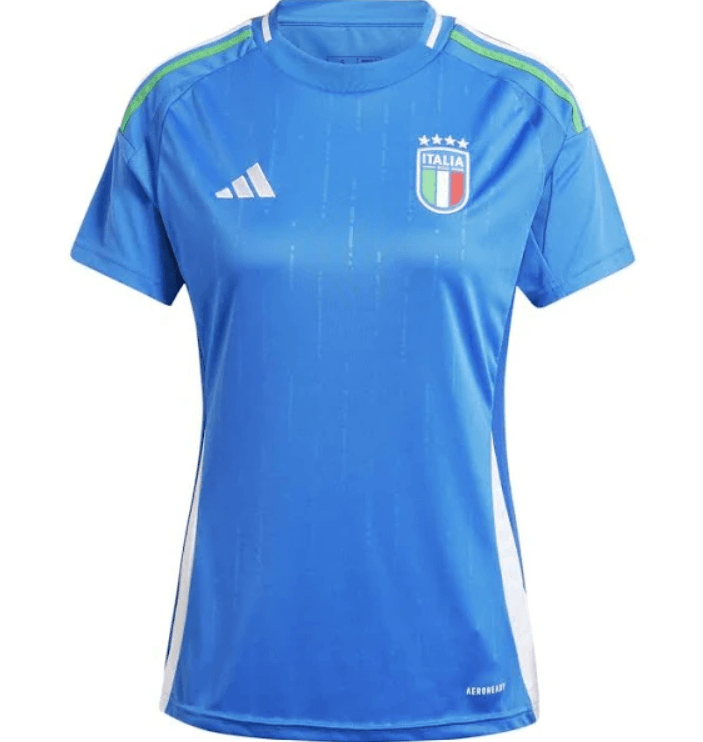 Camisa Itália Home 24/25 s/n° Torcedor Adidas Feminino - Azul - Garcêz Sports