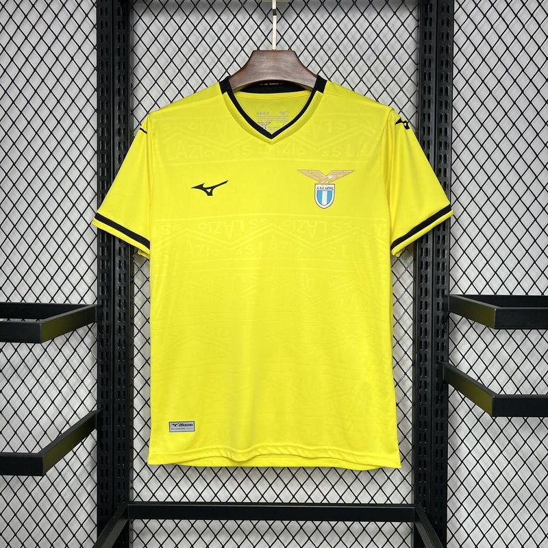 Camisa Lazio III 24/25 Mizuno - Amarelo - Garcêz Sports