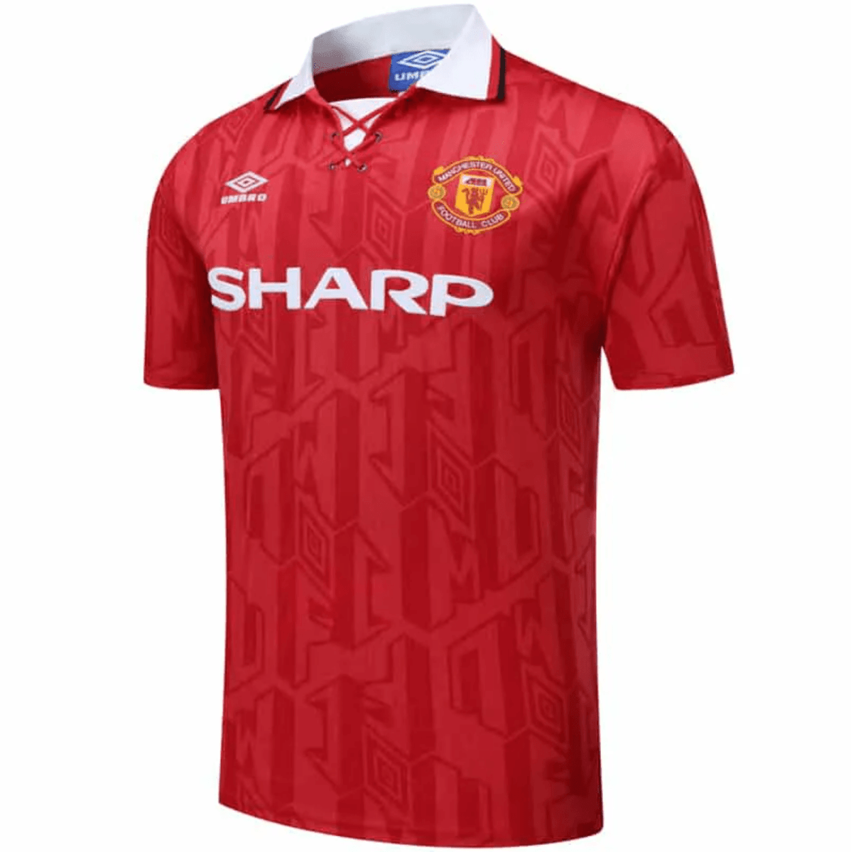 Camisa Manchester United I Retrô 1992/93 Umbro - Vermelho - Garcêz Sports