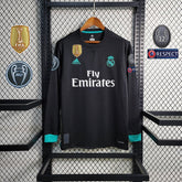 Camisa Manga Longa Real Madrid 17 - 18 Com patchs - Garcêz Sports