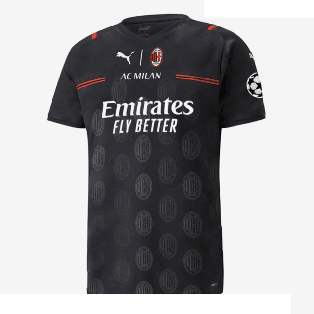 Camisa Milan 21/22 Puma - Preto - DA Sports Oficial