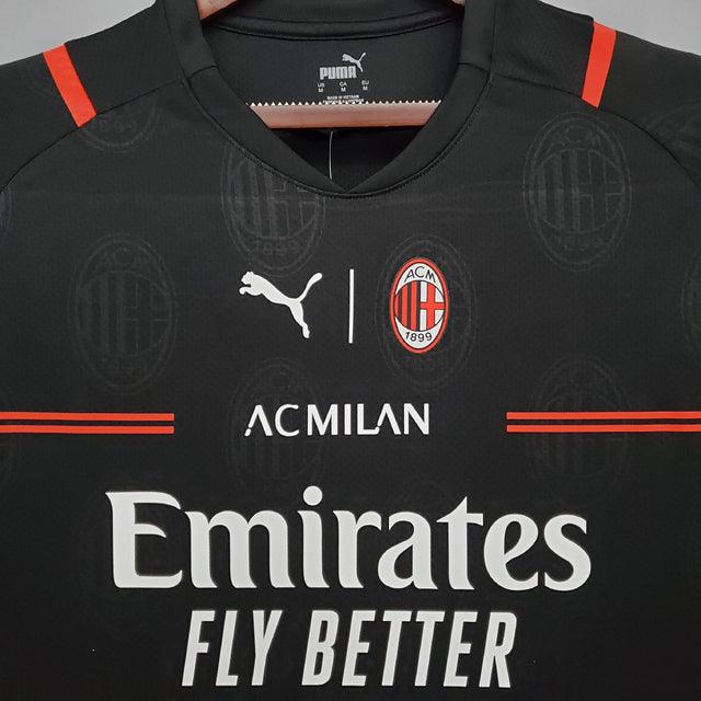 Camisa Milan 21/22 Puma - Preto - DA Sports Oficial