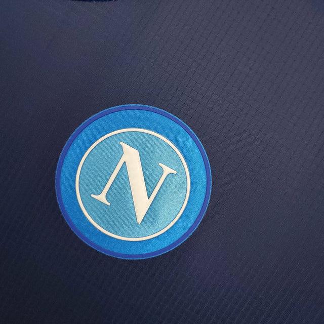 Camisa Napoli Especial Maradona 21/22 EA7 - Azul - DA Sports Oficial
