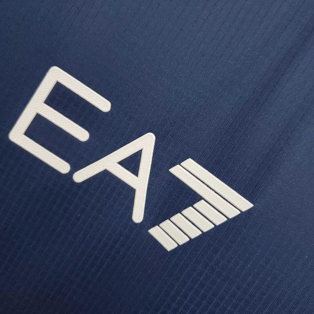 Camisa Napoli Especial Maradona 21/22 EA7 - Azul - DA Sports Oficial