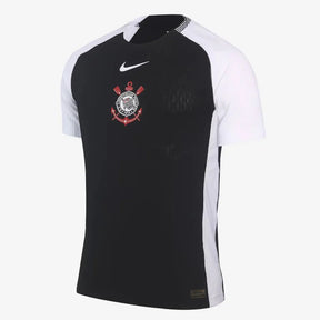 Camisa Nike Corinthians II 2025 Torcedor - Preta e Branca - Masculina - Garcêz Sports
