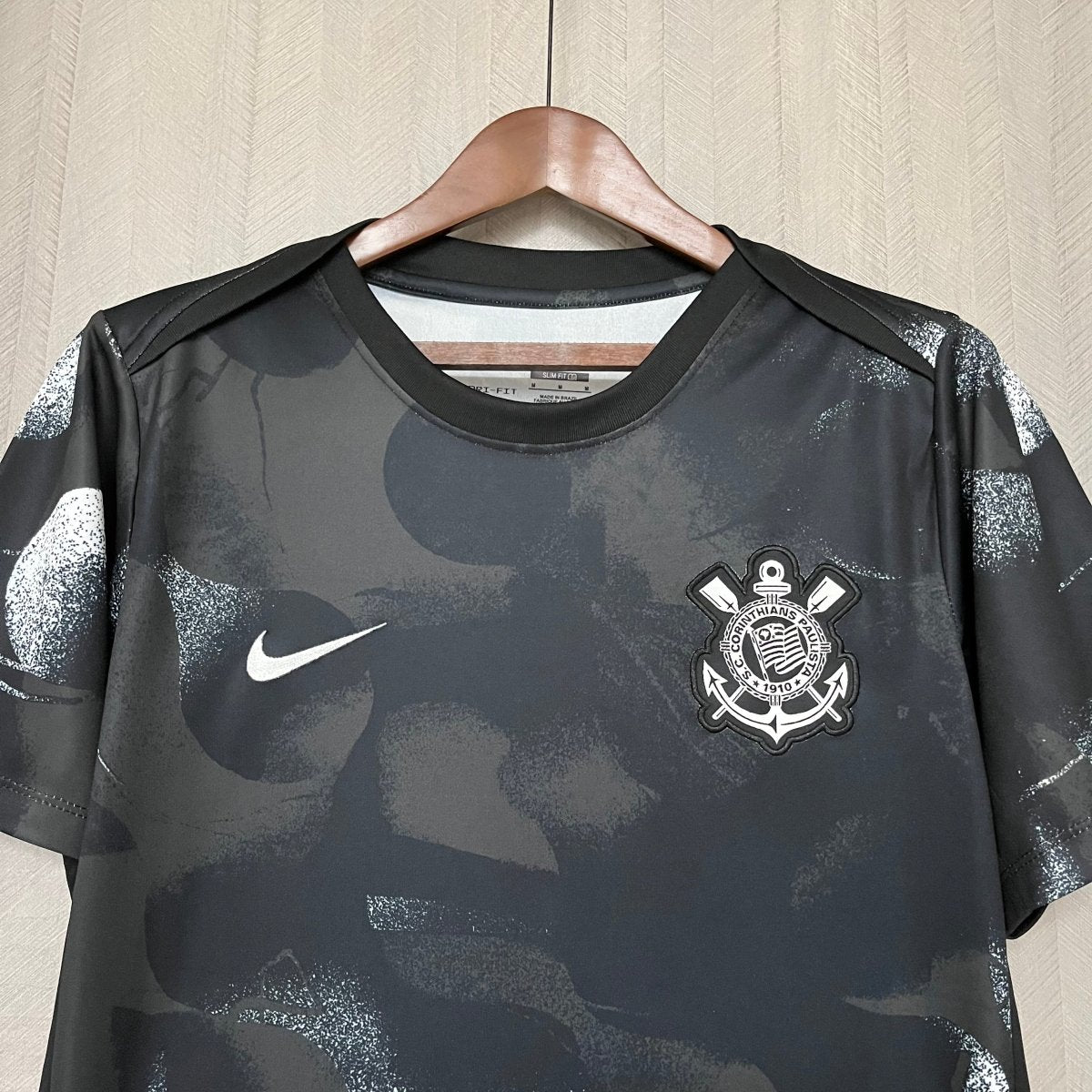 Camisa Nike Corinthians Pré - Jogo 25/26 Masculina - Preto - Garcêz Sports