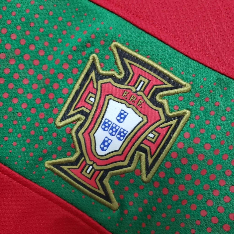 Camisa Portugal Retrô 2010 Vermelha e Verde - Nike - DA Sports Oficial