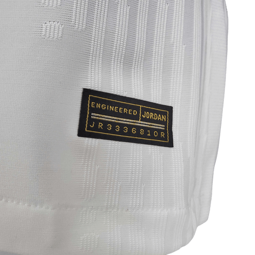 Camisa PSG 21/22 - Branca e Roxa - Jordan - Masculino Jogador - DA Sports Oficial